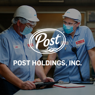 Post Holdings, Inc. logo and work example